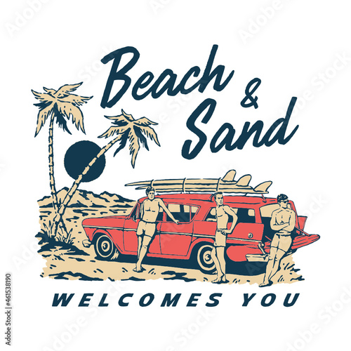 Beach and sand welcomes you