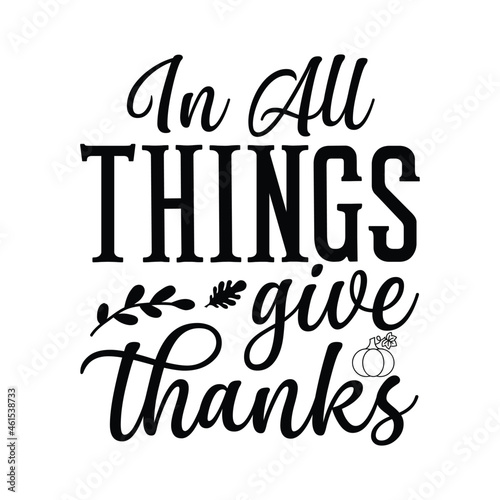 in all things give thanks