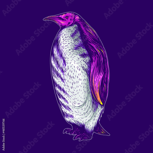 penguin from side