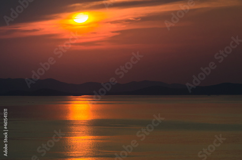 Sonnenuntergang an der Mittelmeerküste in Kroatien © RS.Foto