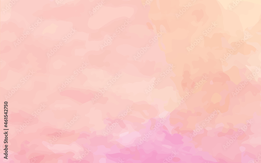 Soft pink watercolor abstract background. Brushed Painted Abstract Background. Brush stroked painting.

