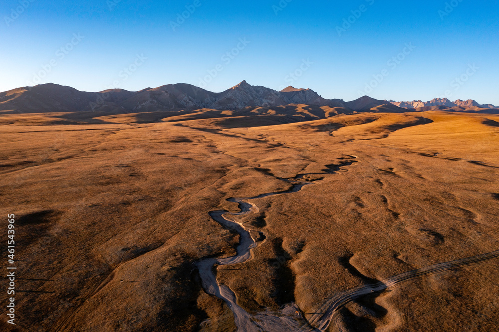 Fototapeta premium Steppes kirghizes