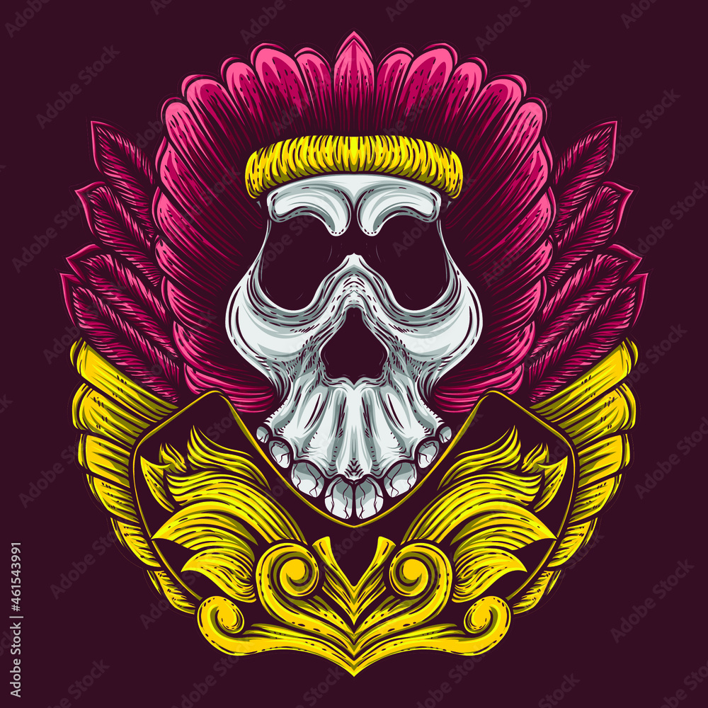 skull mascot