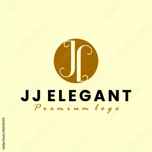 JJ initial logo for company photography, boutiqe and etc photo