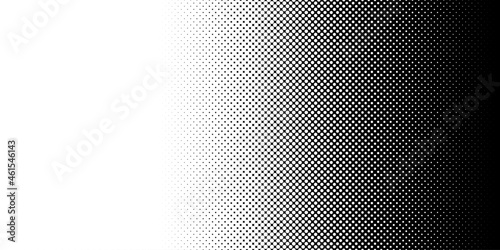 Black and white halftone, dotted, circles pattern, background, backdrop. Dots, Polka dots pattern photo
