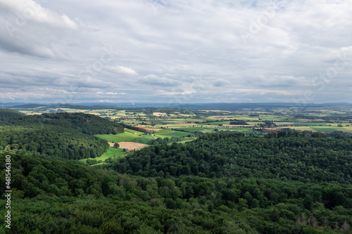 landscape view from rocks Hohenstein in Germany © wlad074