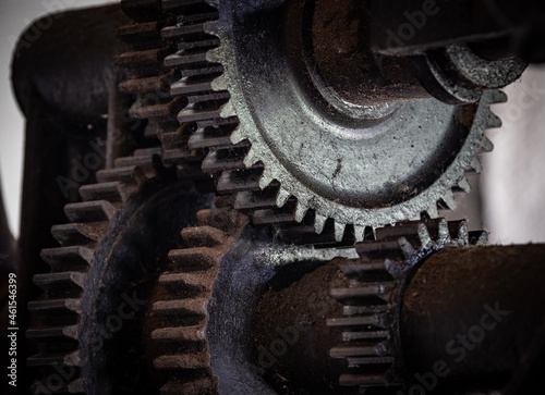 Pinion gear of the vintage mechanism