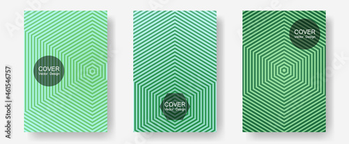 Brochure covers, posters, banners vector templates.