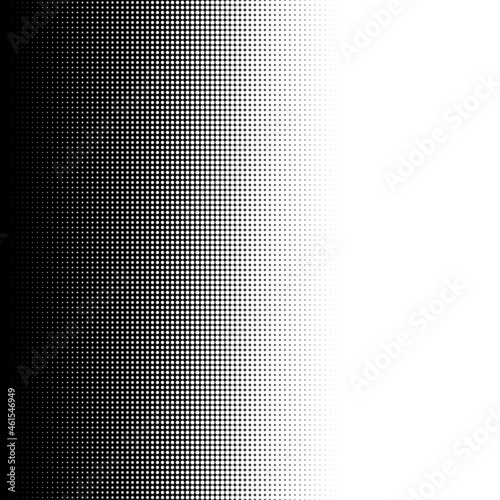 Black and white halftone, dotted, circles pattern, background, backdrop. Dots, Polka dots pattern