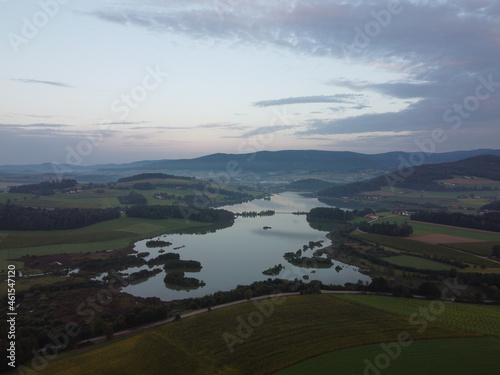 Furrh im Wald, Deutschland: Der Drachensee im Morgengrauen photo