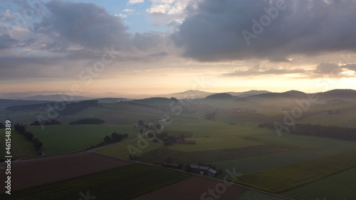 Eschelkam, Deutschland: Sonnenaufgang im bayerischen Wald photo