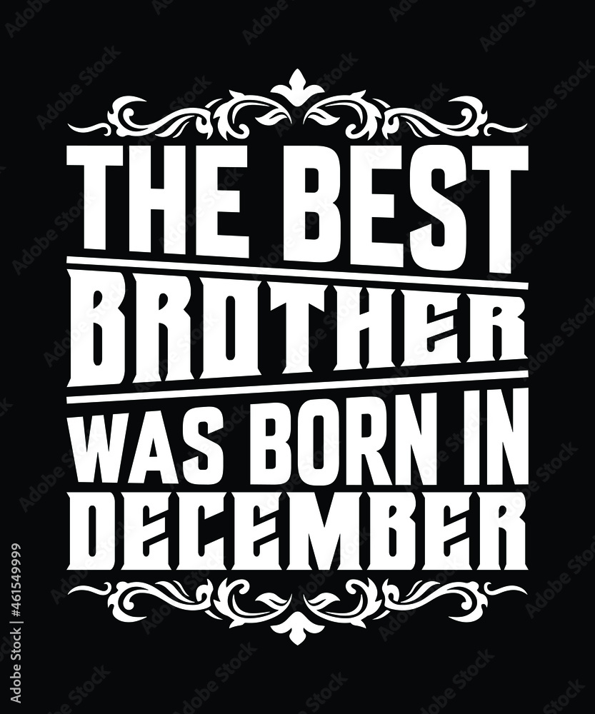 Fototapeta premium Brother T Shirt Design.