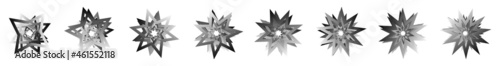 Star, starlet shape, element vector
