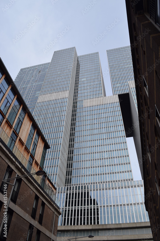 Cityscape of modern building and warehouses Cityscape of modern building and warehouses