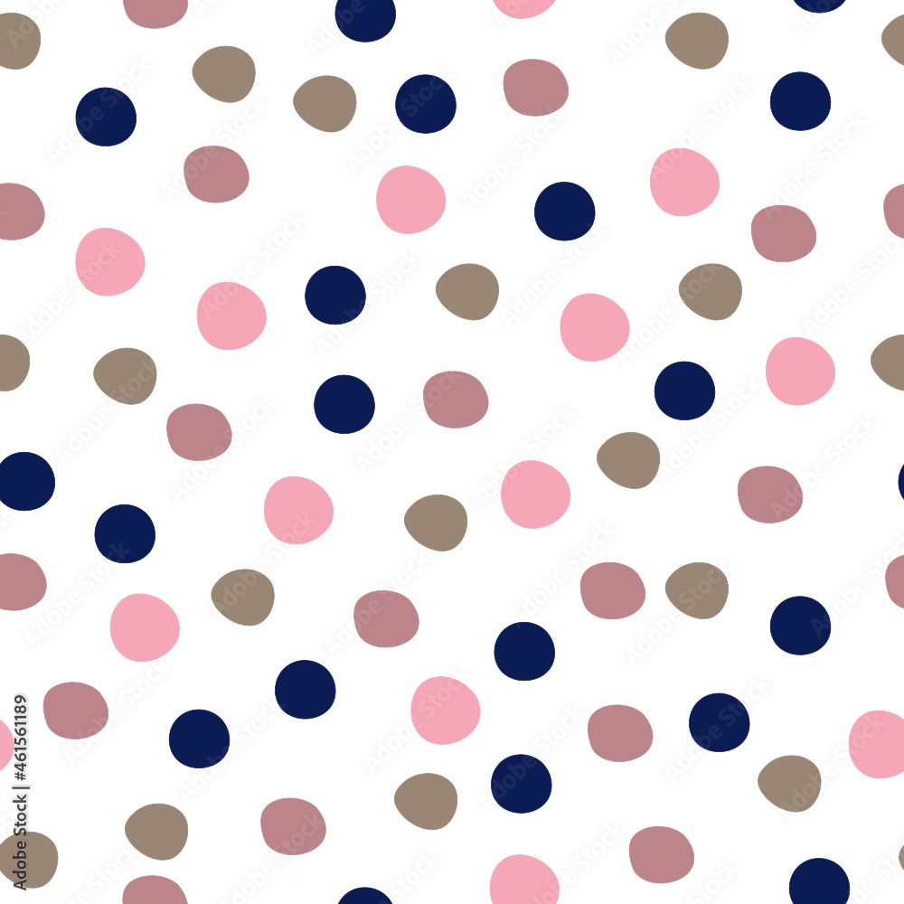 Seamless dots pattern on white background. Abstract pattern vector. Seamless dots pattern on white background. Abstract pattern vector.