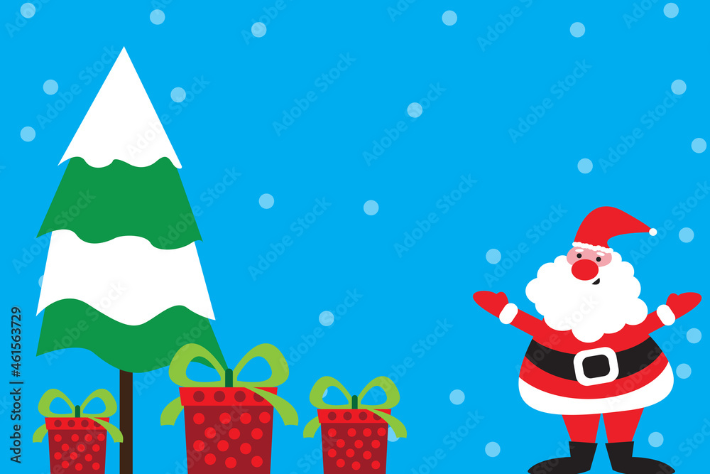 Christmas and New Year's holidays greeting card Christmas and New Year's holidays greeting card