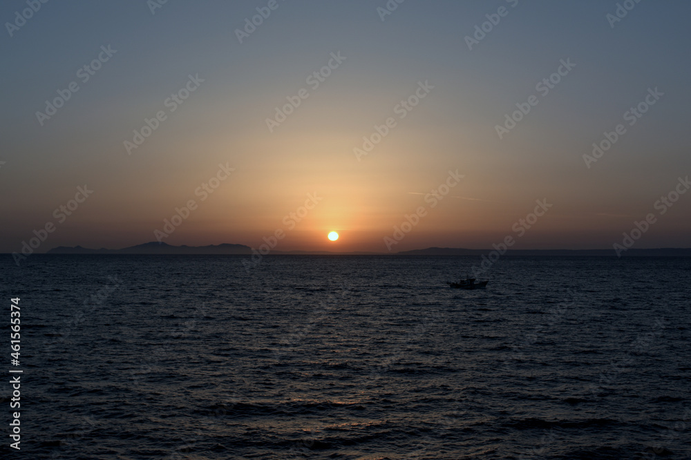 sunset in the sea sunset in the sea
