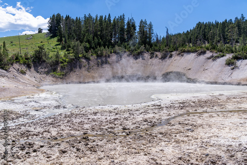 Mud Caldron in the Mud Volcano area of Yellowstone National Park