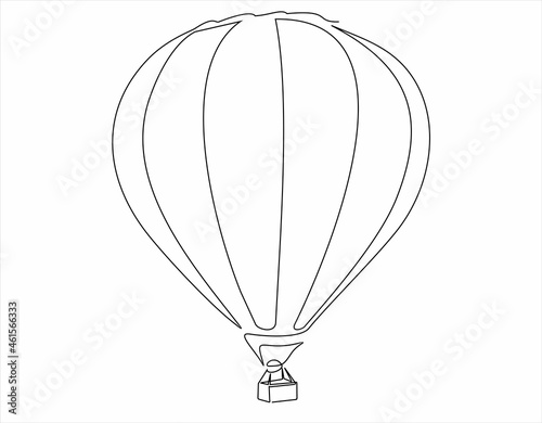 Obraz na płótnie Hot air balloon sign