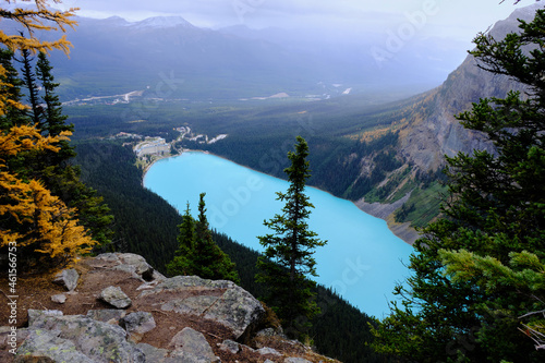 Beautiful Lake Louise located in the Banff National Park, Alberta, Canada