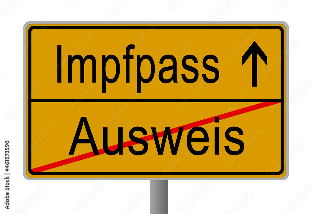 Corona Covid-19 Pandemie Virus Lockdown Schild Corona Covid-19 Pandemie Virus Lockdown Schild