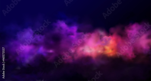 Holiday Abstract shiny color powder cloud design element