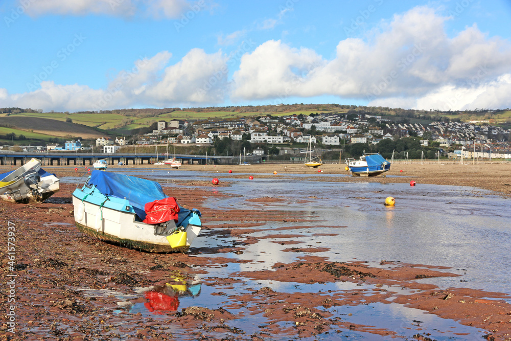 Fototapeta premium River Teign at low tide