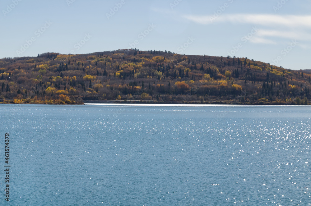 Fototapeta premium Ghost Lake on an Autumn Day