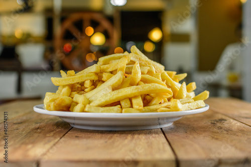 Tableau sur toile papas fritas