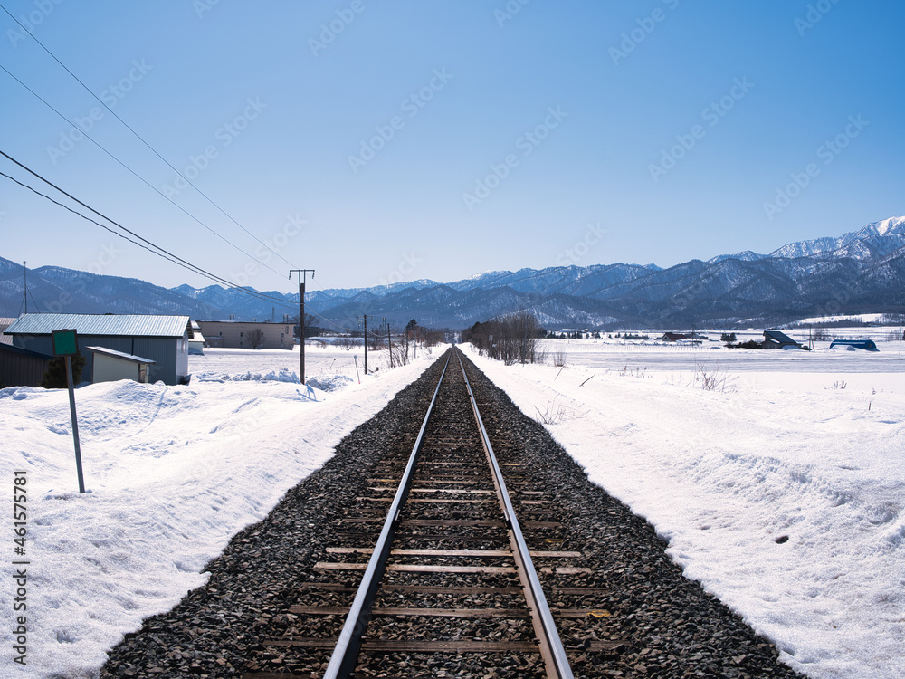 冬の線路