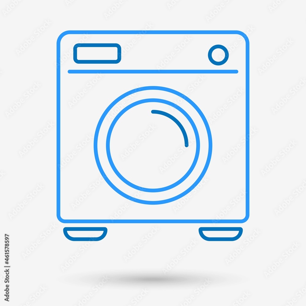 Washer icon isolated object. Vector illustration. Washer icon isolated object. Vector illustration.