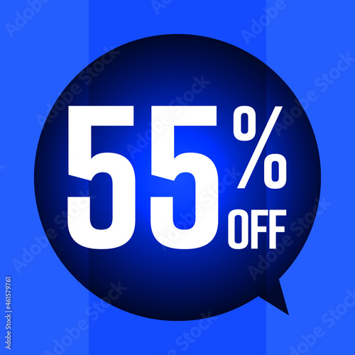 55 % discount blue balloon tag