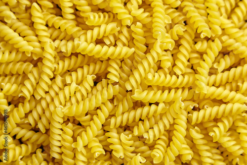 Girandole italian pasta food background