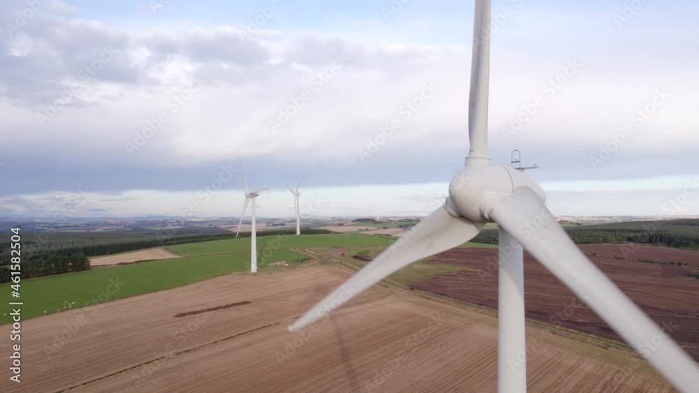 An Onshore Wind Turbine Generating Renewable Energy An Onshore Wind Turbine Generating Renewable Energy