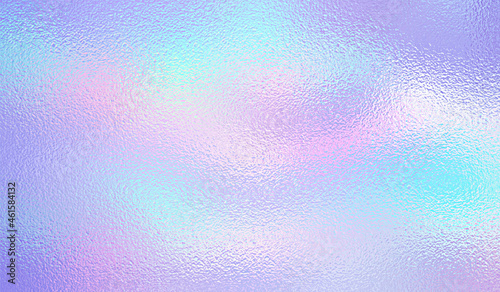 Holographic background. Holograph color texture with foil effect. Halographic iridescent backdrop. Rainbow metal. Pearlescent gradient for design prints. Hologram ombre marble. Vector illustration photo