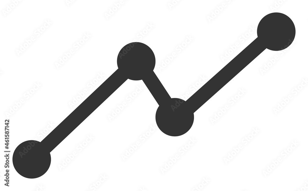 Chart icon with flat style. Isolated vector chart icon illustrations, simple style. Chart icon with flat style. Isolated vector chart icon illustrations, simple style.