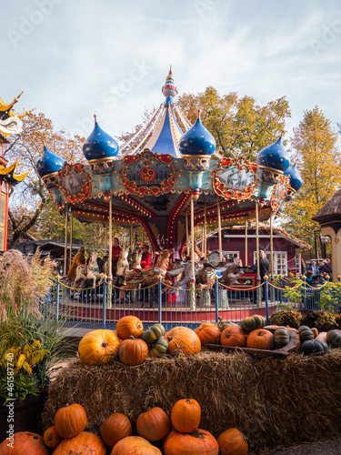 pumpkins on halloween