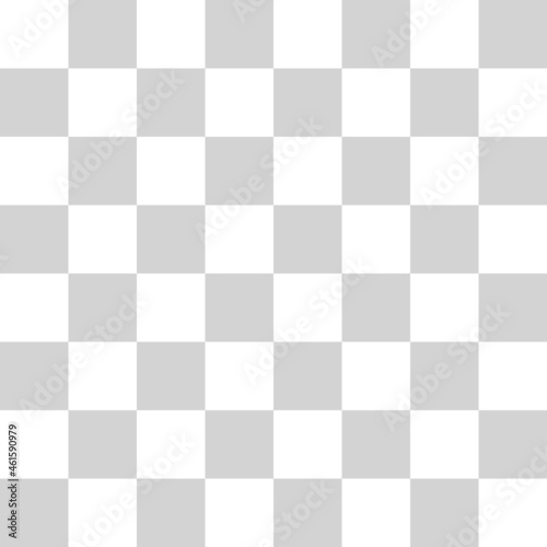 Checkerboard 8 by 8. Light grey and White colors of checkerboard. Chessboard, checkerboard texture. Squares pattern. Background.