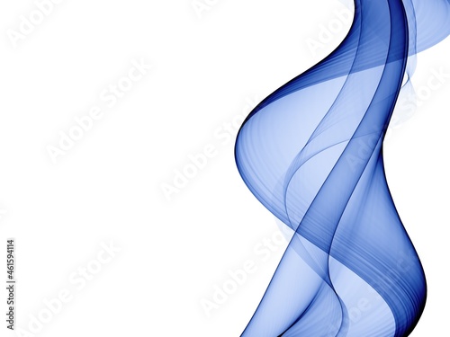 Abstract colourful wave on a white background	