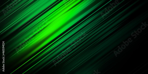 Abstract green wave technology background 