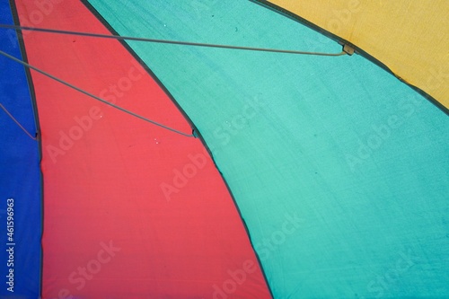 close up close up fabric umbrella  texture