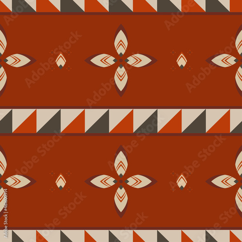 seamless ethnic pattern design abstract.