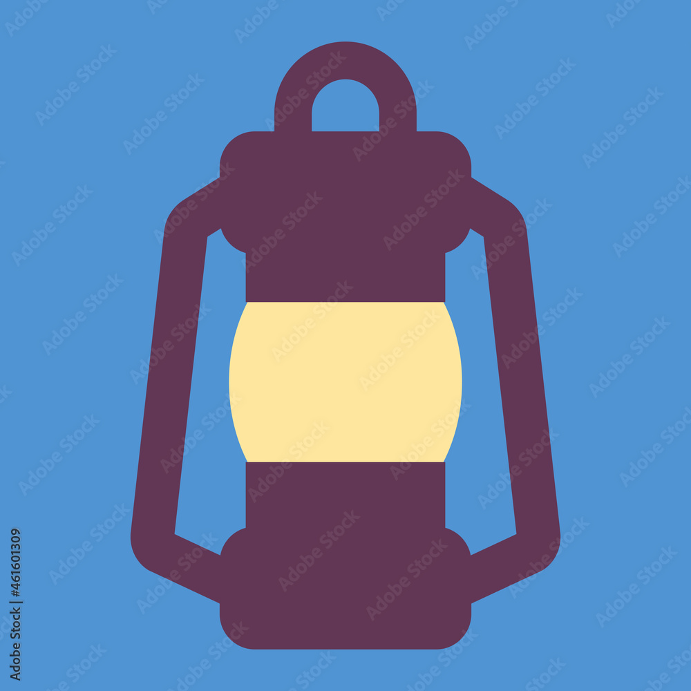 シンプルでかわいいランタンのイラスト Stock Vector Adobe Stock