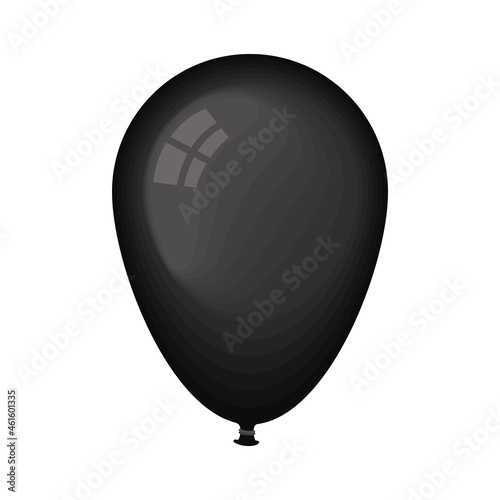 black balloon helium