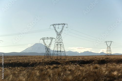 Electricity Pylons cross New Zealand