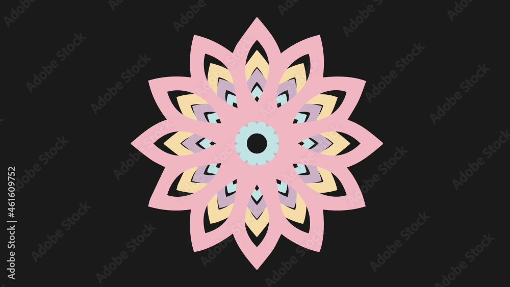 flower isolated Pastel colors flower isolated Pastel colors