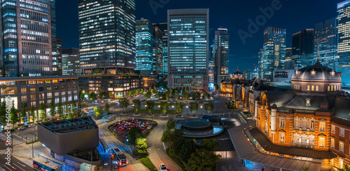 東京駅の夜景