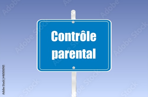panneau contrôle parental