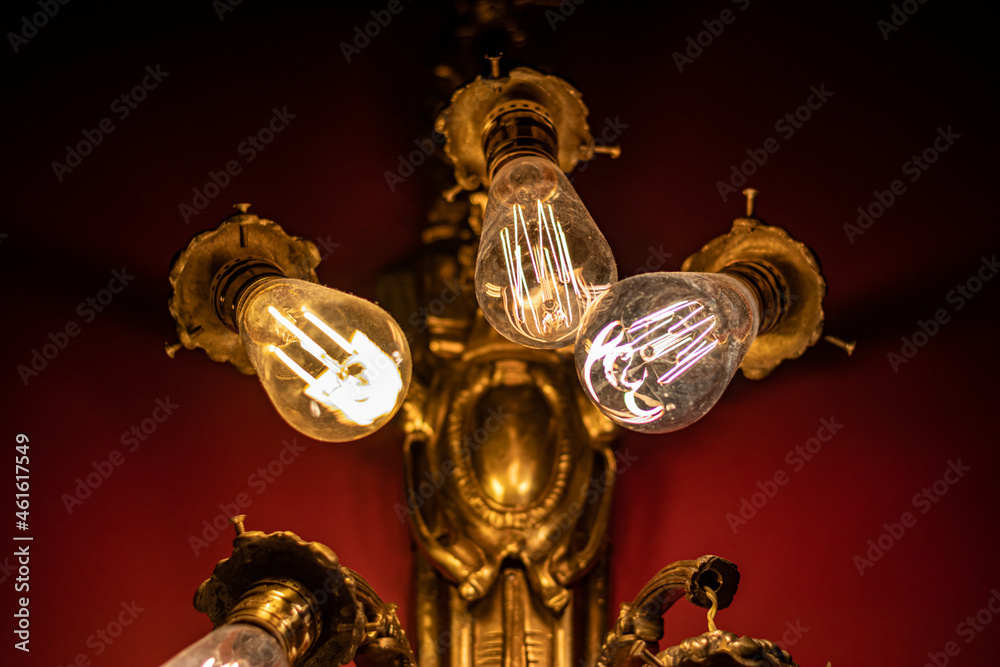 Fototapeta premium Antique light in Cleveland, Ohio