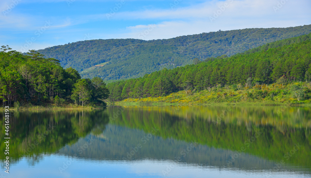 Beautiful lake scenery in Dalat, Vietnam